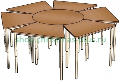 Комплект столов на металлокаркасе ''Цветок''