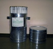 Тара специальная (сталь) для сбора, накопления и транспортировки отработанных ртутьсодержащих ламп, боя ламп и ртутьсодержащих отходов (высота 0,65м)